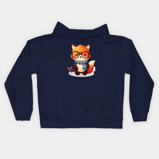 Cute Fox cartoon Kids Hoodie